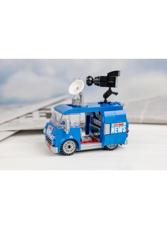Exclusive Brickin Nightly New Van Custom Designed Model Compatible With Major Block Brands Fun Creative Boys And Girls Building Set 234 Pieces