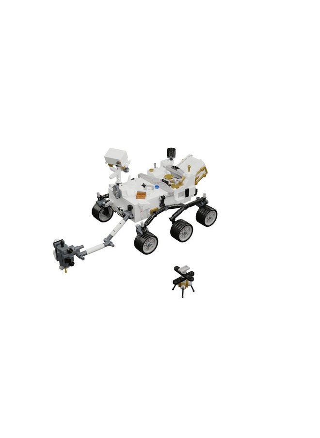 Officially Licensed Nasa Mars Rover Perseverance Model Kit, Toy Car Building Blocks, Stem Kits, Space Gifts For Adults Or Kids 6 +, Compatible With Lego And Other Major Brands, 603 Pieces