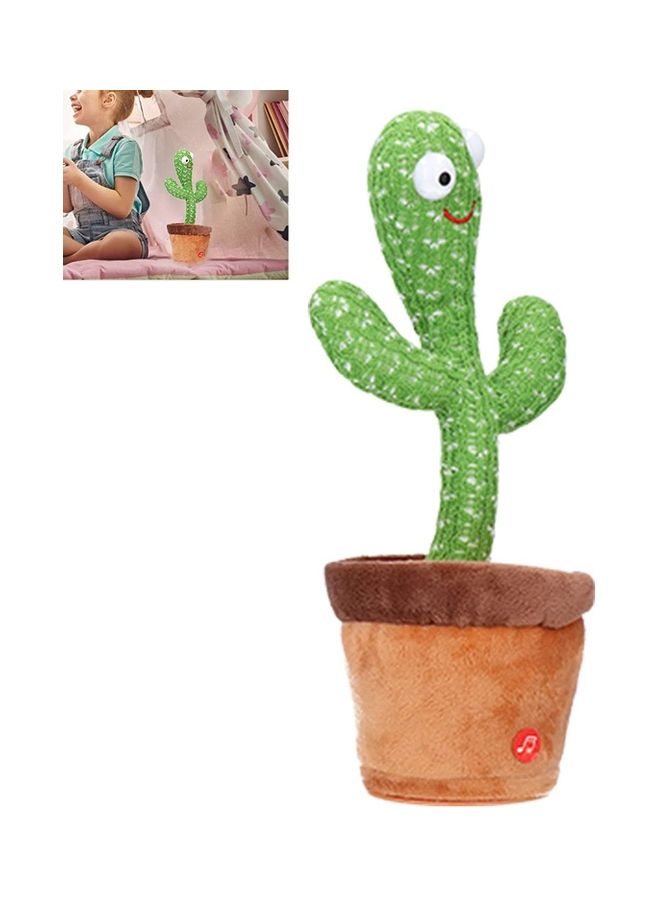 Cute Dancing Plant Cactus Plush Stuffed Toy With Music Dances In Rythm