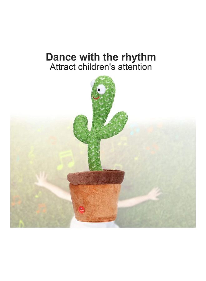 Cute Dancing Plant Cactus Plush Stuffed Toy With Music Dances In Rythm