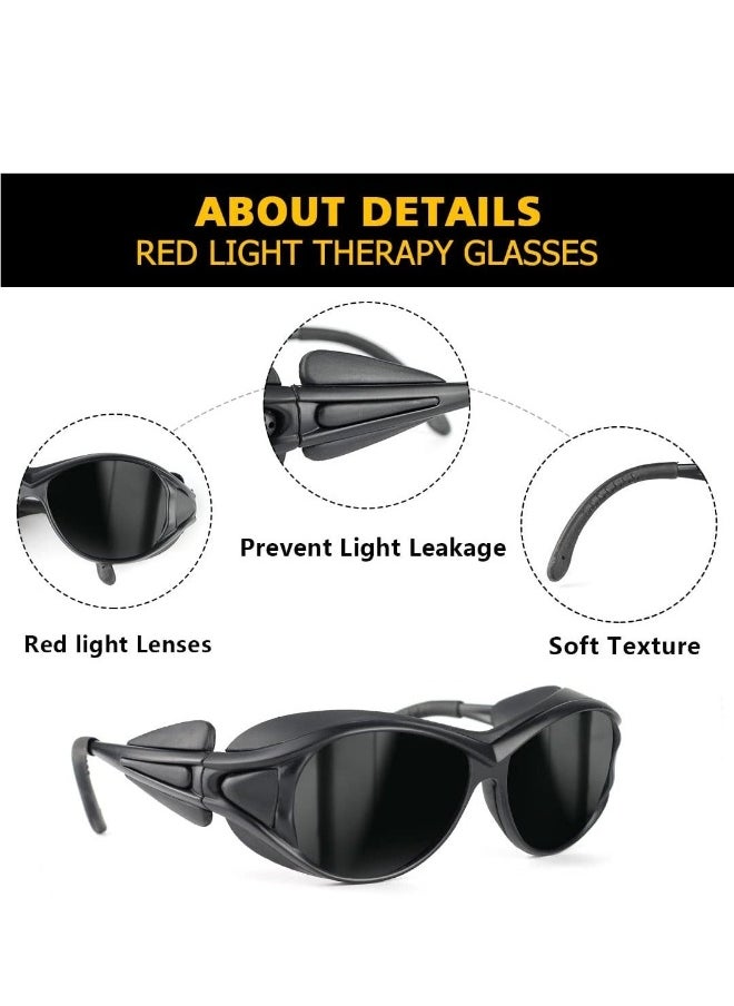 Red Light Therapy Glasses Eyes Protection for Tanning Goggles 200 2000nm IPL laser Safety Glasses Light Therapy and Laser Hair Removal Treatment Eyes Protection