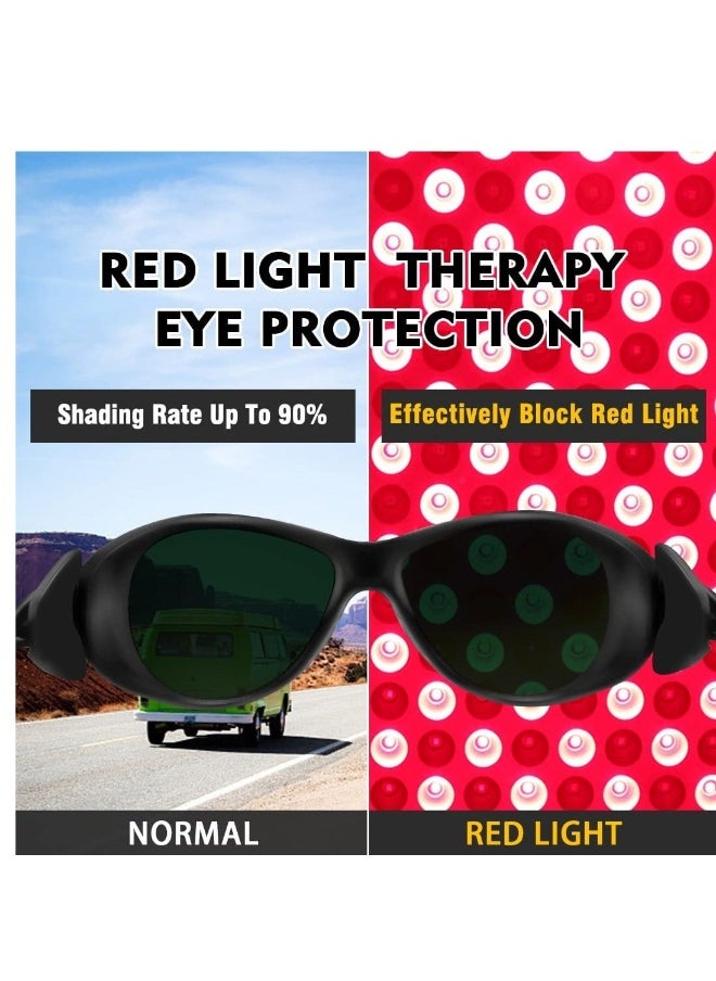 Red Light Therapy Glasses Eyes Protection for Tanning Goggles 200 2000nm IPL laser Safety Glasses Light Therapy and Laser Hair Removal Treatment Eyes Protection