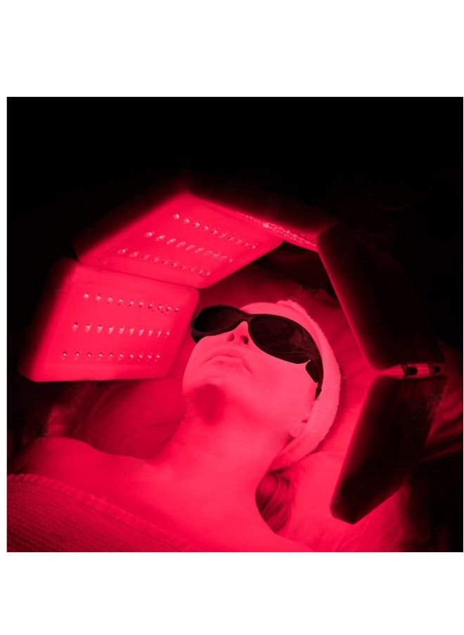 Red Light Therapy Glasses Eyes Protection for Tanning Goggles 200 2000nm IPL laser Safety Glasses Light Therapy and Laser Hair Removal Treatment Eyes Protection