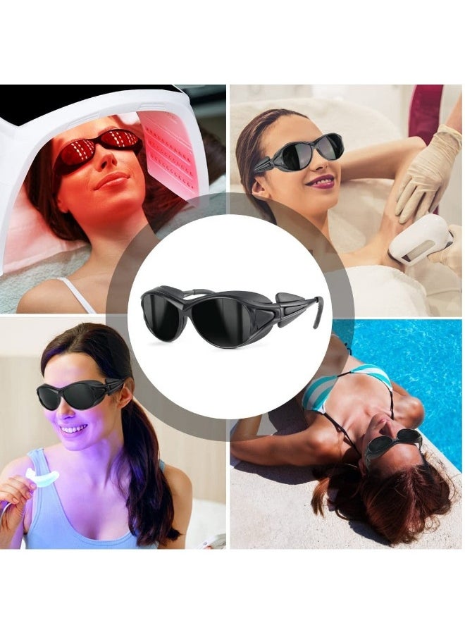 Red Light Therapy Glasses Eyes Protection for Tanning Goggles 200 2000nm IPL laser Safety Glasses Light Therapy and Laser Hair Removal Treatment Eyes Protection