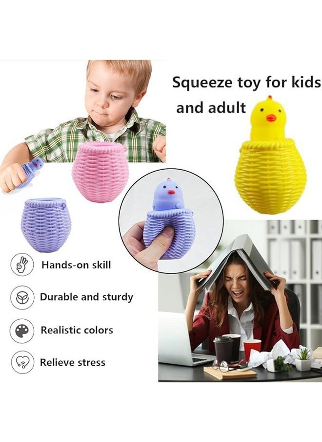 3 Squishy Fidget Squeeze Balls Press Toy For Kids & Adults Stress Relief Toy Birthday Gift (Assorted)