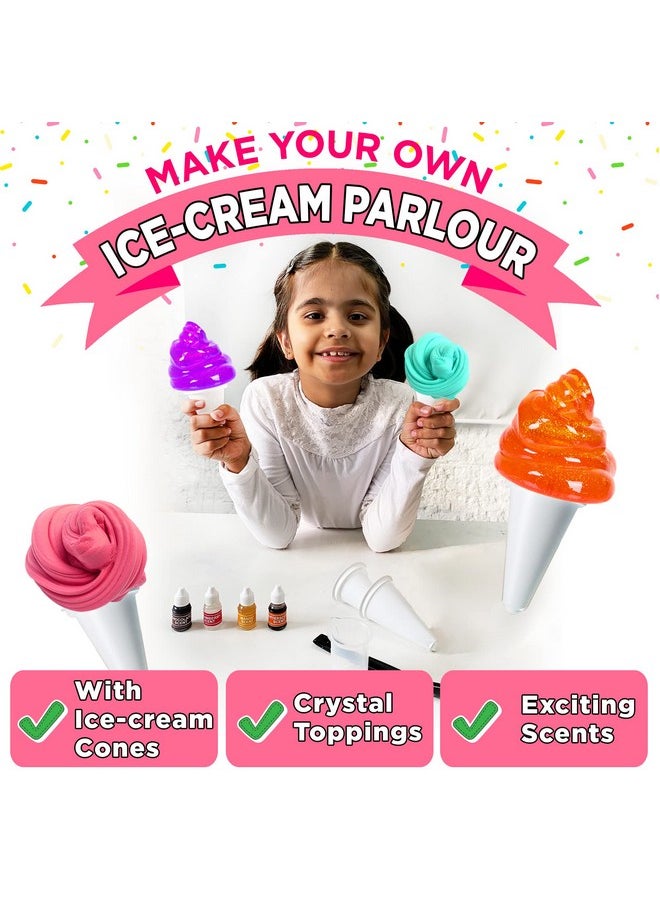 Ultimate Slime Kit For Boys & Girls|Toys For Kids Ages 5-7-10-12 Years| Monster, Unicorn, Ice-Cream, Crystal Slime Kit |Birthday Gifts And Toys For Boys And Girls|