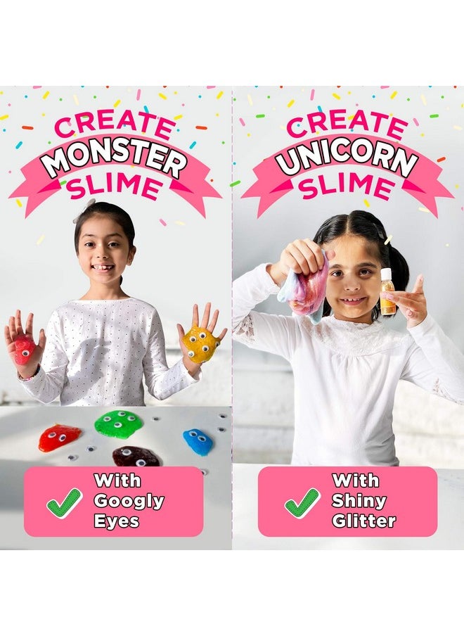 Ultimate Slime Kit For Boys & Girls|Toys For Kids Ages 5-7-10-12 Years| Monster, Unicorn, Ice-Cream, Crystal Slime Kit |Birthday Gifts And Toys For Boys And Girls|