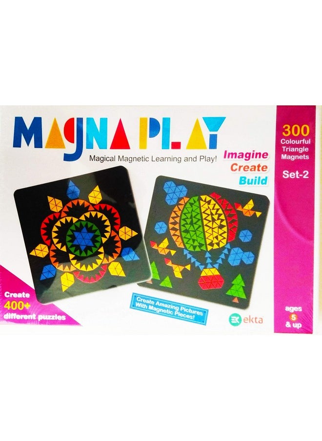 Magna Play Set-2 For Kids 5+ Yrs/ Birthday Gift- Multi Color, 1 Piece