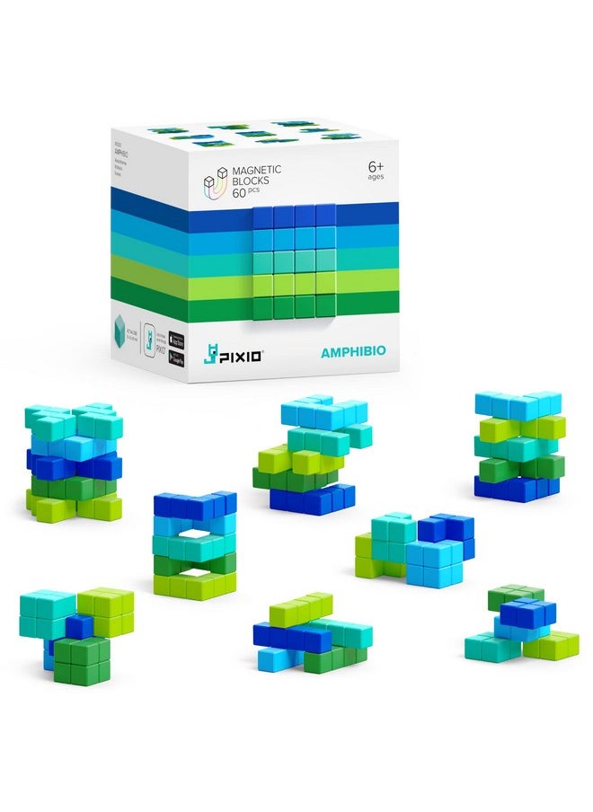 Amphibio- Tiny Magnetic Blocks Building Toy In The Pixel Art Style With Free App - 5/16