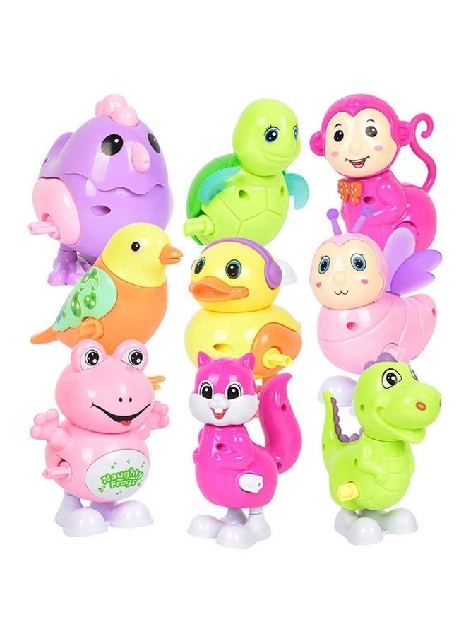 3 Cute Big Jumping Toy Bird, Penguin, Rabbit Key Operated Wind Up Toy For Kids Colorful & Funny Moving Toys For Toddlers/Baby 6-12 Months Pack Of 3 (Multicolored)