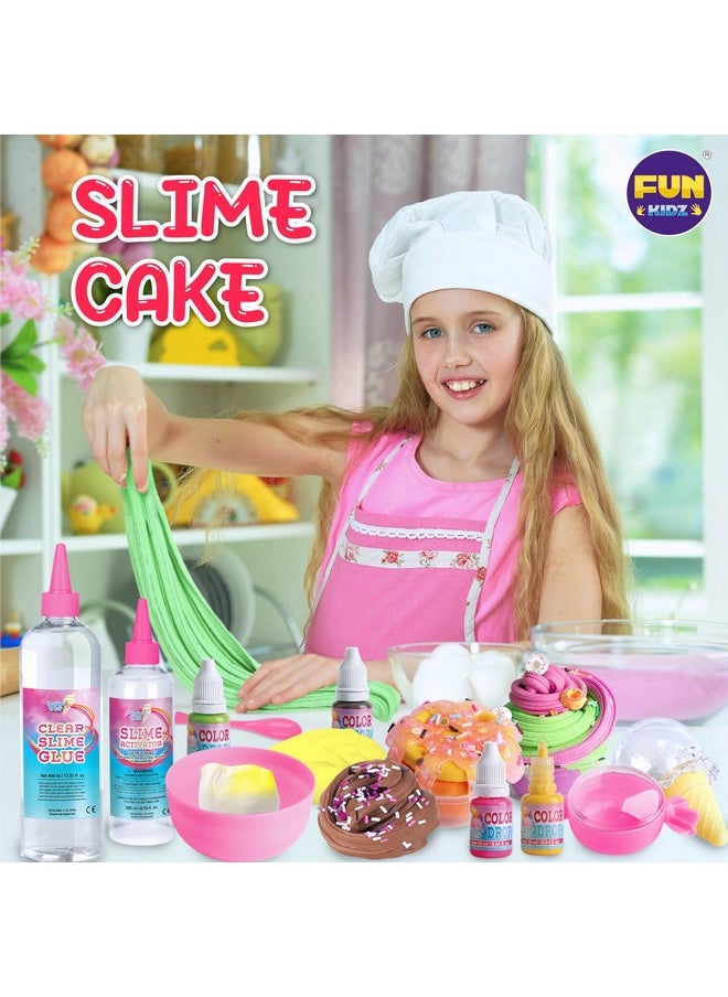 Gift Butter Slime Kit For Girls 10-12, Funkidz Ice Cream Soft Slime Making Kit Ages 8-12 Kids Slime Toys Ideal Birthday Party Present