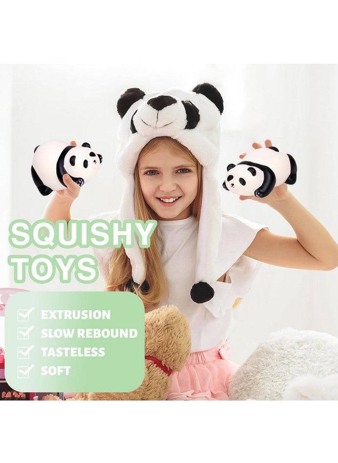 5.5'' Squishies Toy Panda Kawaii Animal Squishies Slow Rising Panda Squishies For Kids Foam Squish Stress Relief Toy For Kid Birthday