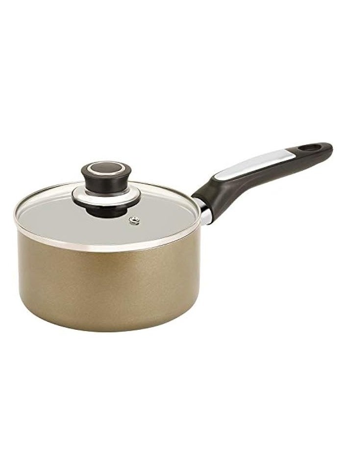 18 Cm Sauce Pan 2 Piece, Beige