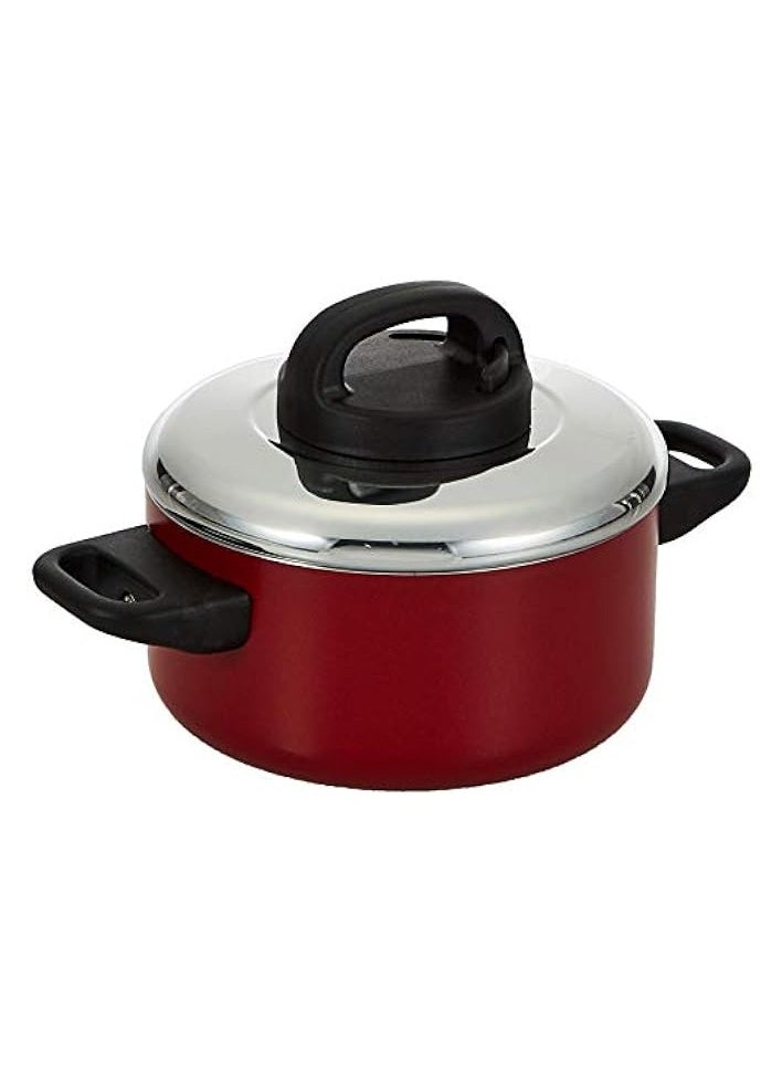 overed Sauce Pot, 16 cm, Red