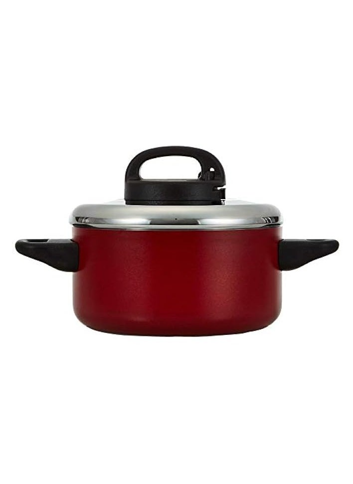 overed Sauce Pot, 16 cm, Red