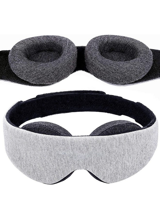 Store2508 Sleep Mask 100% Blackout Eye Mask Zero Eye Pressure Adjustable Eye Cups Guaranteed Deepest Possible Rest Perfect Sleeping Mask For Light Sleepers Travelers Midday Nappers