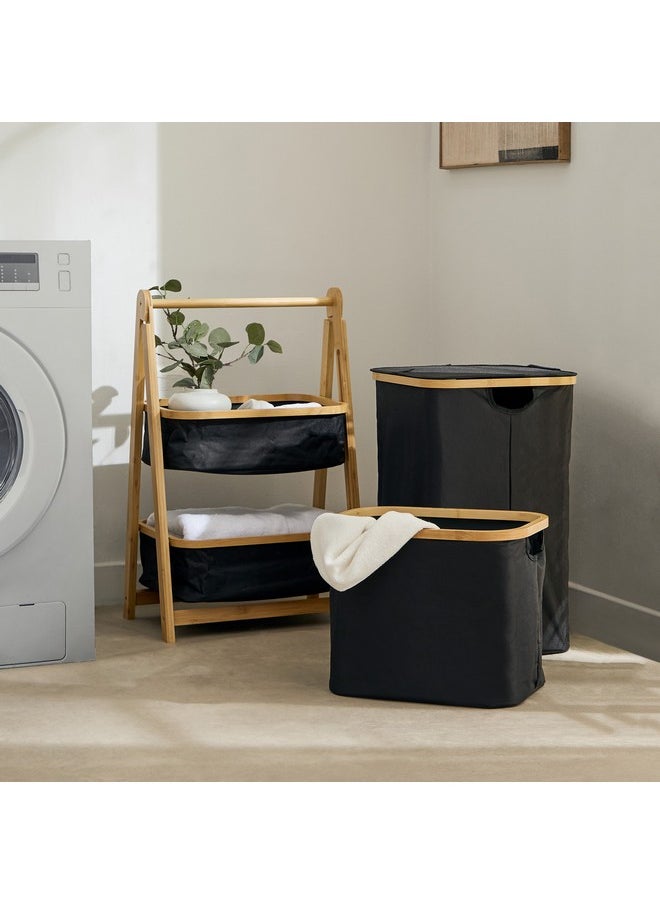 Oxford Fabric Laundry Hamper 34 x 54.5 x 34 cm