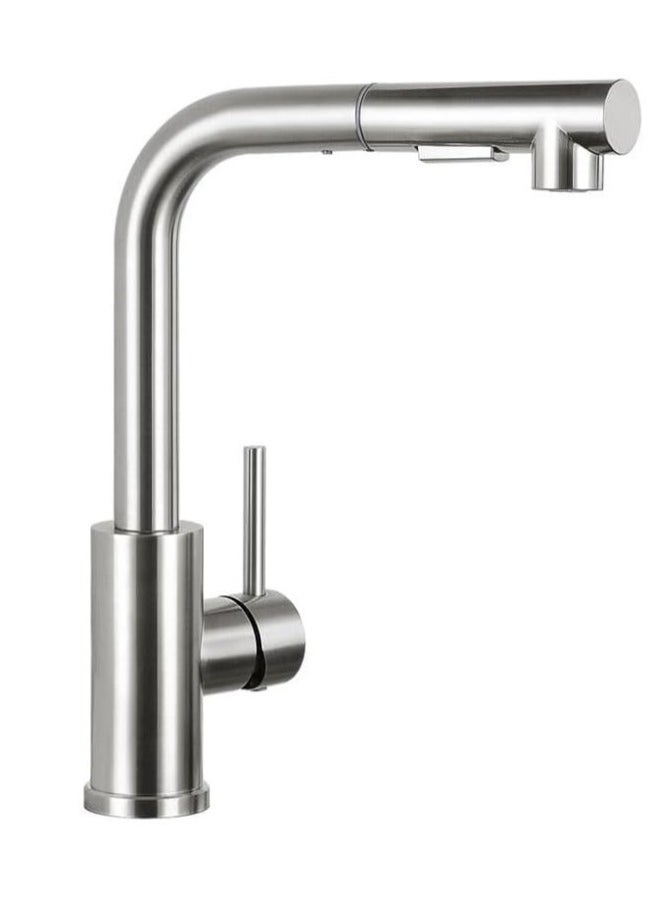 Kitchen Taps Mixer for Sink with 360 Degree Spout Swivels Single Handle Two Spray Function Pull Out 40.6cm Flexible Hose