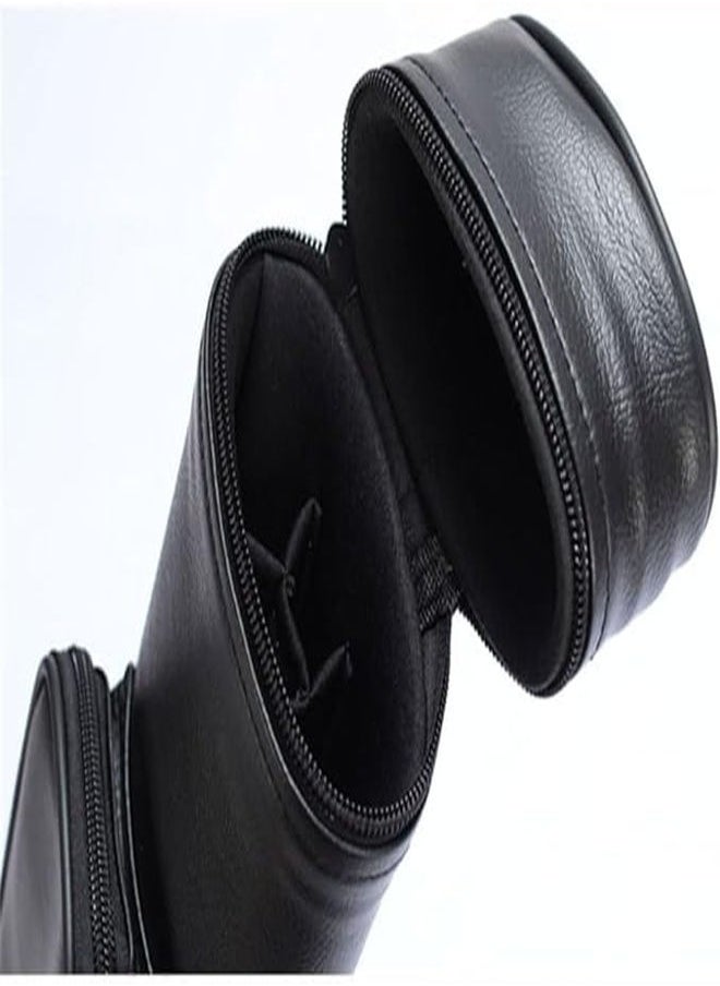 Billiard Pool Cue Bag 4 Holes Carrying Case Pouch for Billiard Stick Rod Black SC 2x4 Pool Cue Case