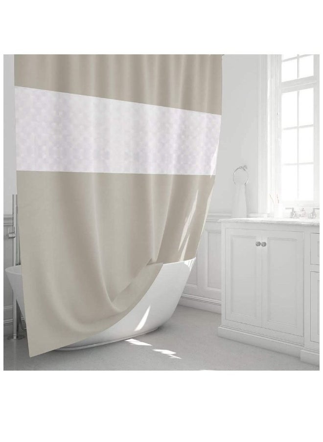 Shower curtain Liner Design for Bathroom Shower and Bathtubs - Free of PVC Chlorine and Chemical Smell - Non-Toxic and Eco-Friendly - 100% Waterproof 180 X 200 cm