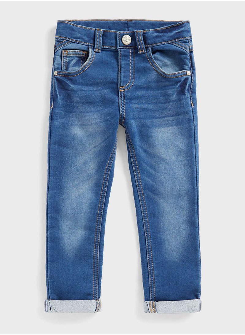 Kids Light Wash Straight Fit Jeans