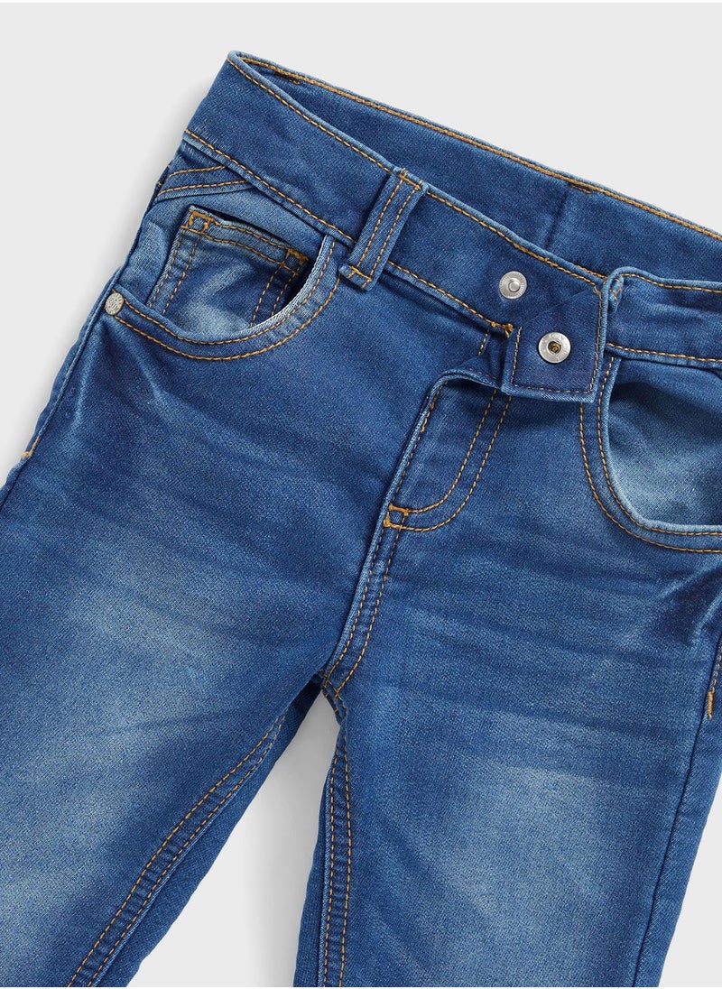 Kids Light Wash Straight Fit Jeans