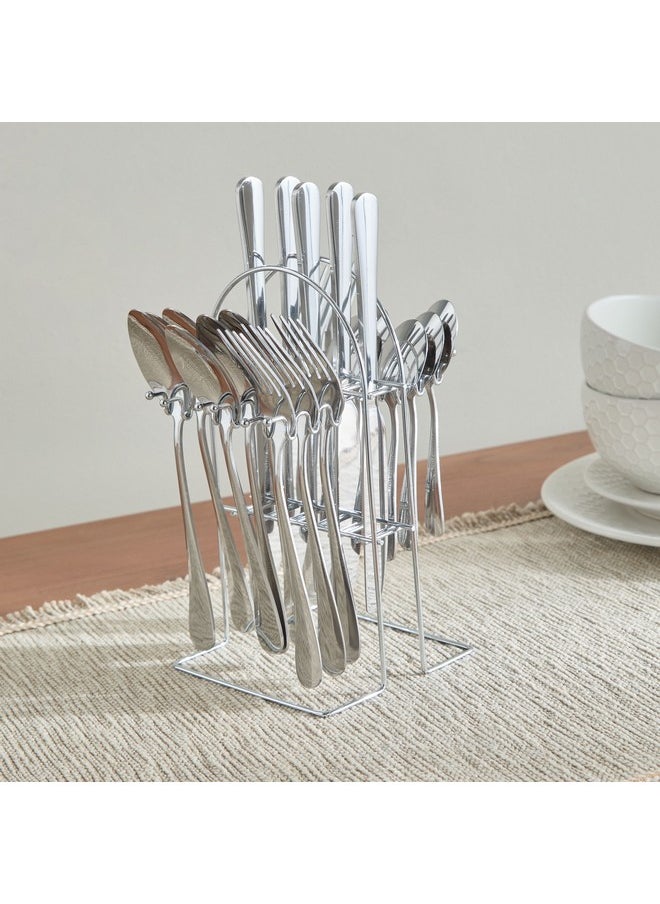 Hampton 24-Piece Dinnerware Set with Stand 210 x 5 cm