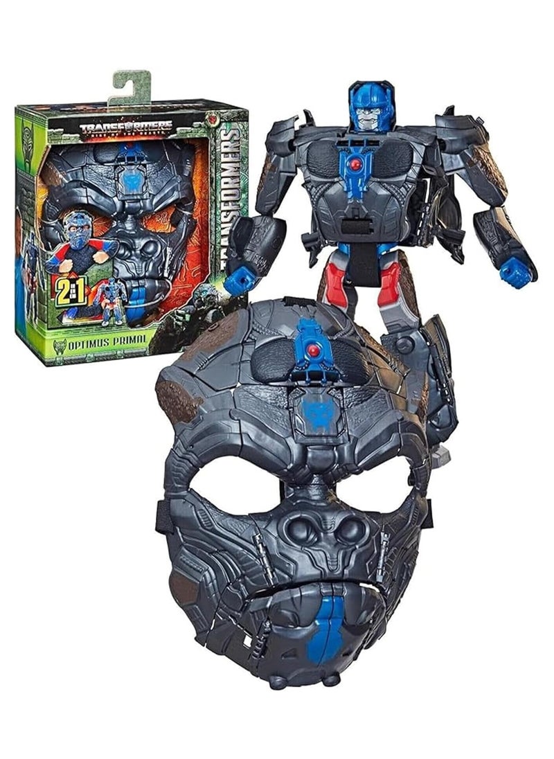 Hasbro- Transformers: Rise of the Beasts Optimus Primal 5 Inch- Converting Mask to Action Figure