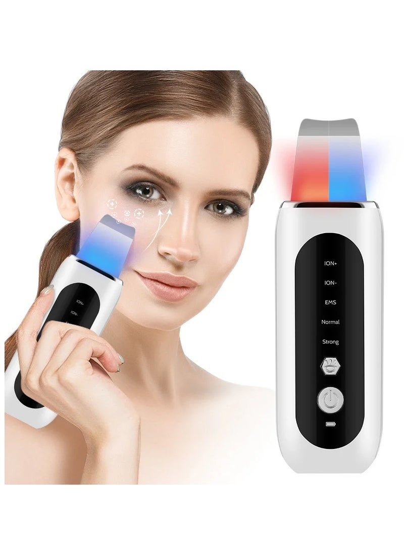 Ultrasonic Skin Scrubber Electric, 5-speed Adjustment Removing Black Corners Cleaning Pores Imported Beauty Equipment