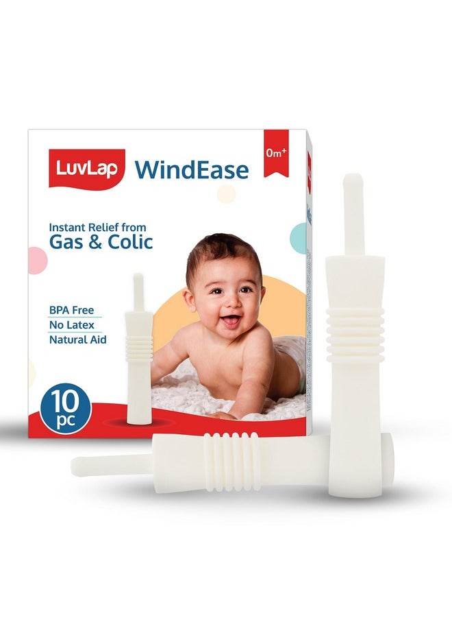 Windease Colic Reliever For Babies, Instant Relief From Gas & Colic, Bpa & Latex Free, Natural Aid, Pack Of 10