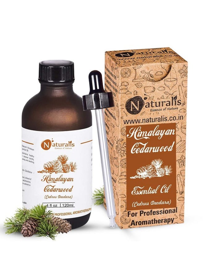 Essence Of Nature Himalayan Cedarwood Essential Oil For Skin, Hair And Aromatherapy - 120Ml