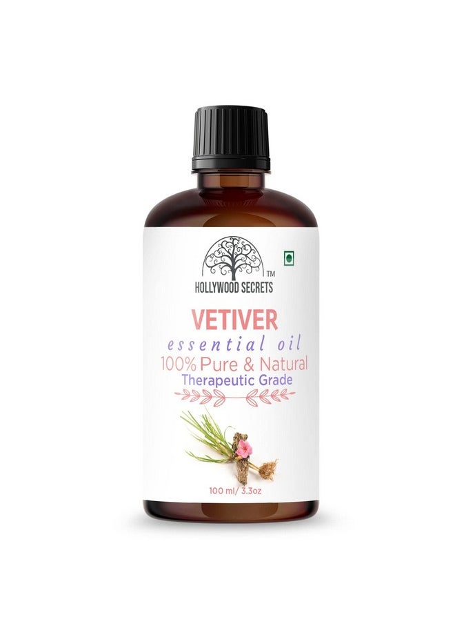 Pure Vetiver Essential Oil Therapeutic Grade 100Ml