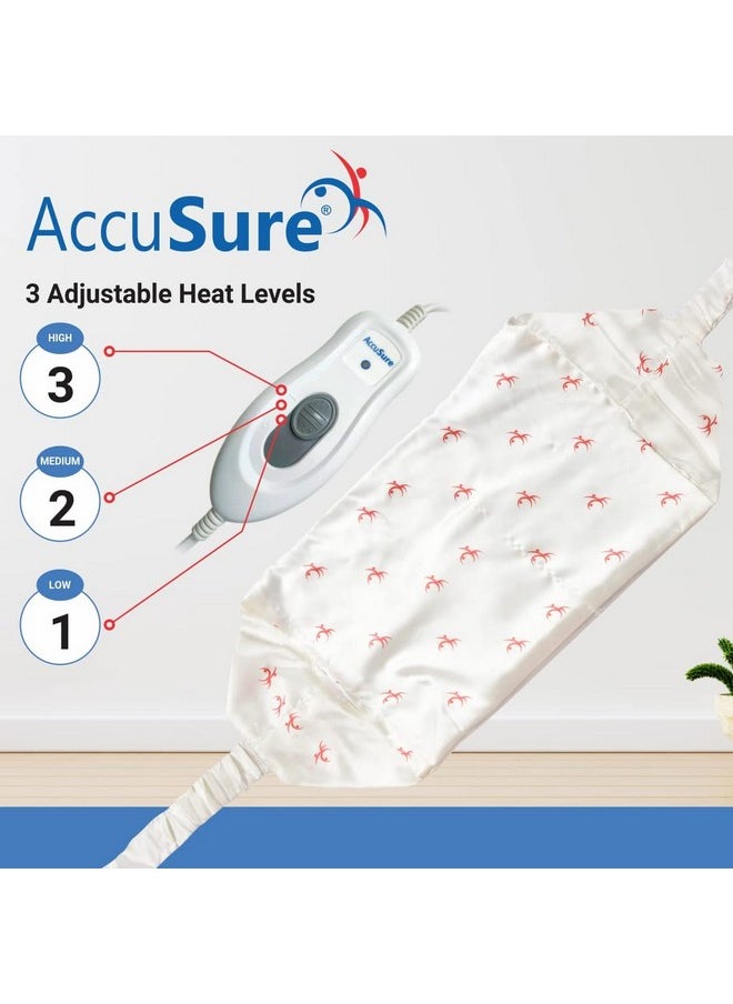 Orthopaedic Fast Heating Belt With 3 Level Heating Control For Fast Pain Relief At Back|Waist|Abdomen|Shoulder| Comes With Soft Washable Printed Cloth Cover - Xl