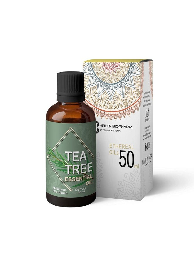 Tea Tree Essential Oil - 50 Ml Bottle I Pack Of 1,For Healthy Skin And Hair (Melaleuca Alternifolia)