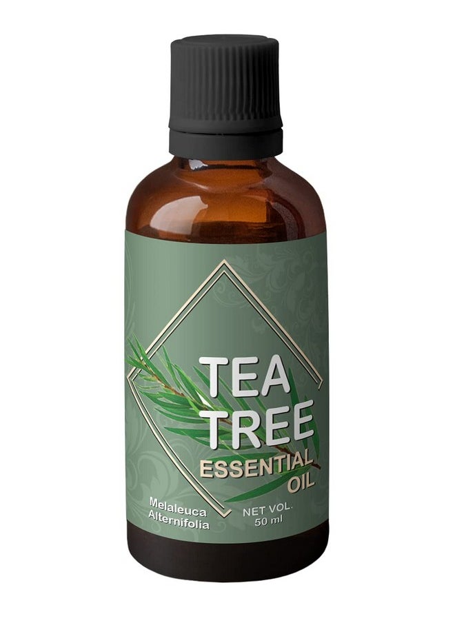 Tea Tree Essential Oil - 50 Ml Bottle I Pack Of 1,For Healthy Skin And Hair (Melaleuca Alternifolia)