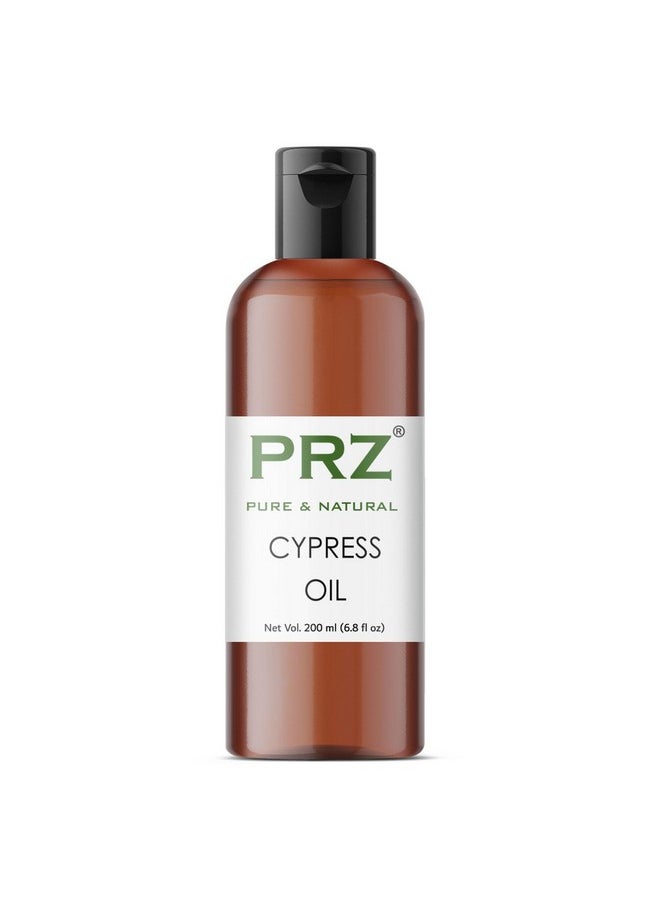 Cypress Essential Oil - Pure Natural & Therapeutic Grade Oil For Aromatherapy, Skin Care & Hair Care, 200 Ml