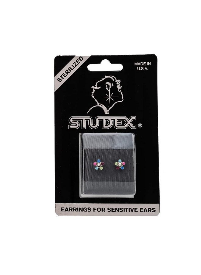 Daisy Rainbow Allergy Free Stainless Steel Ear Studs | Ideal For Every Day Wear