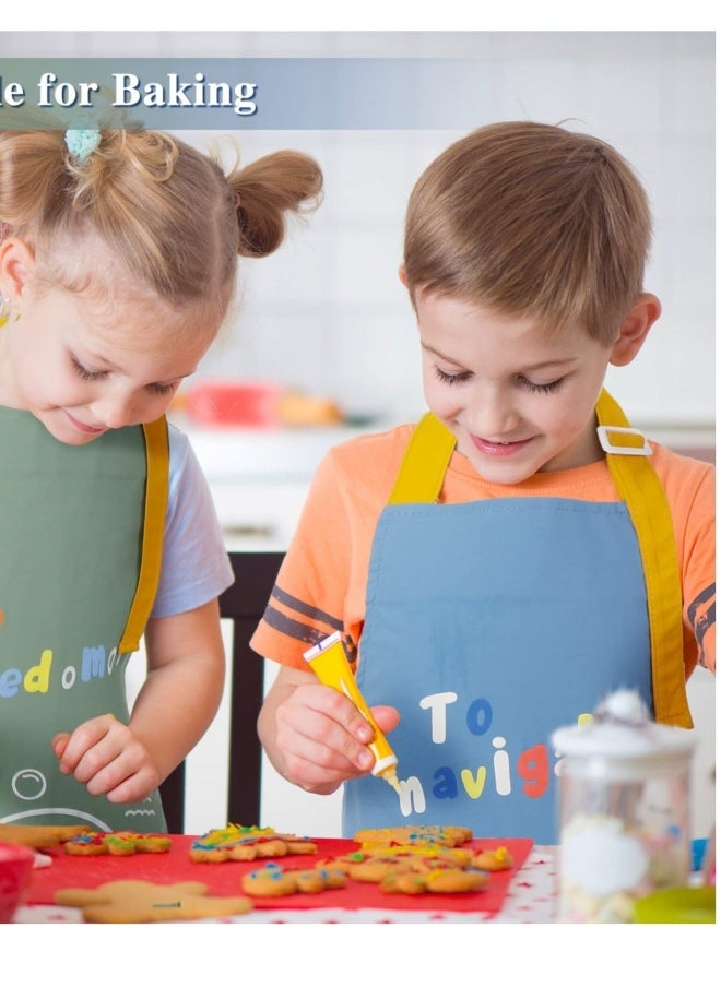 Kids Aprons Ideal as Painting Apron Baking Apron Art Apron for Kids Waterproof Kids Apron Adjustable Aprons for Children