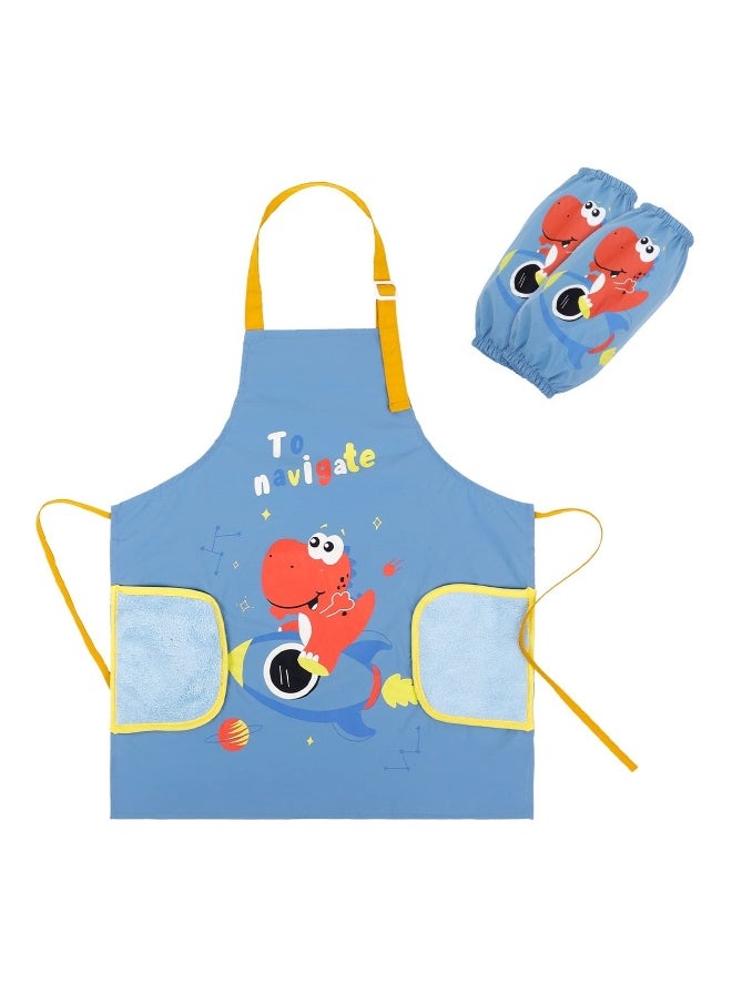 Kids Aprons Ideal as Painting Apron Baking Apron Art Apron for Kids Waterproof Kids Apron Adjustable Aprons for Children