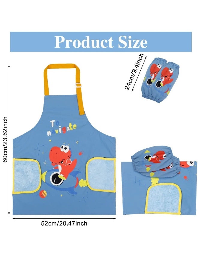 Kids Aprons Ideal as Painting Apron Baking Apron Art Apron for Kids Waterproof Kids Apron Adjustable Aprons for Children