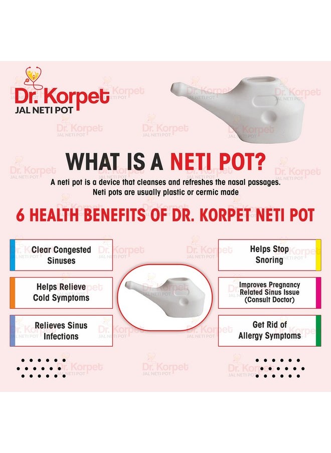 Nose Cleaning Unbreakable Jal Neti Pot For Sinus, Neti Kriya Pot, Yoga Kriya For Nasal Wash (4)