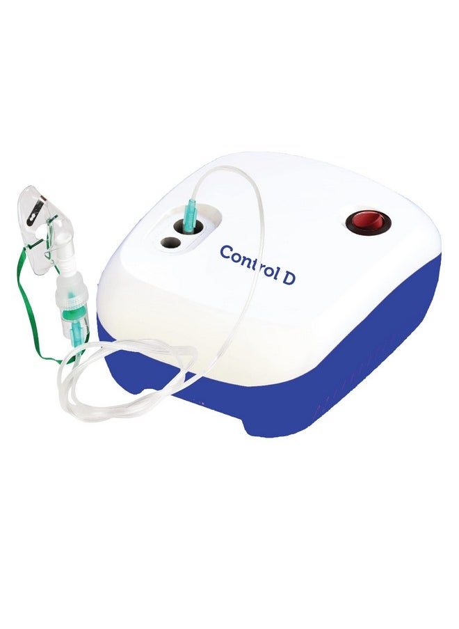 Neb112 Respiratory Nebulizer With Complete Kit For Kids & Adults Nebulizer (White, Blue)