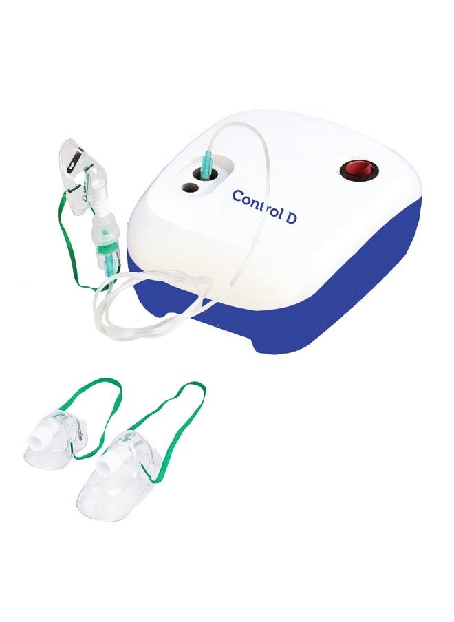 Neb112 Respiratory Nebulizer With Complete Kit For Kids & Adults Nebulizer (White, Blue)