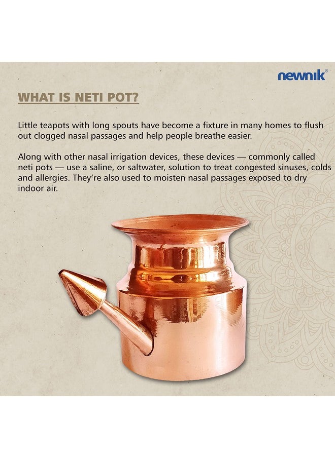 Neti Pot Copper Plain (250Ml)