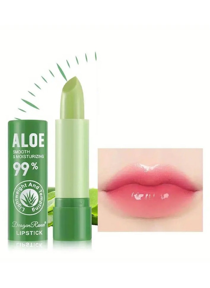 12Pcs Color Changing Lip Balm Set Box Moisturizing And Nourishing Temperature Changing Aloe Lipstick with Plant Squalane