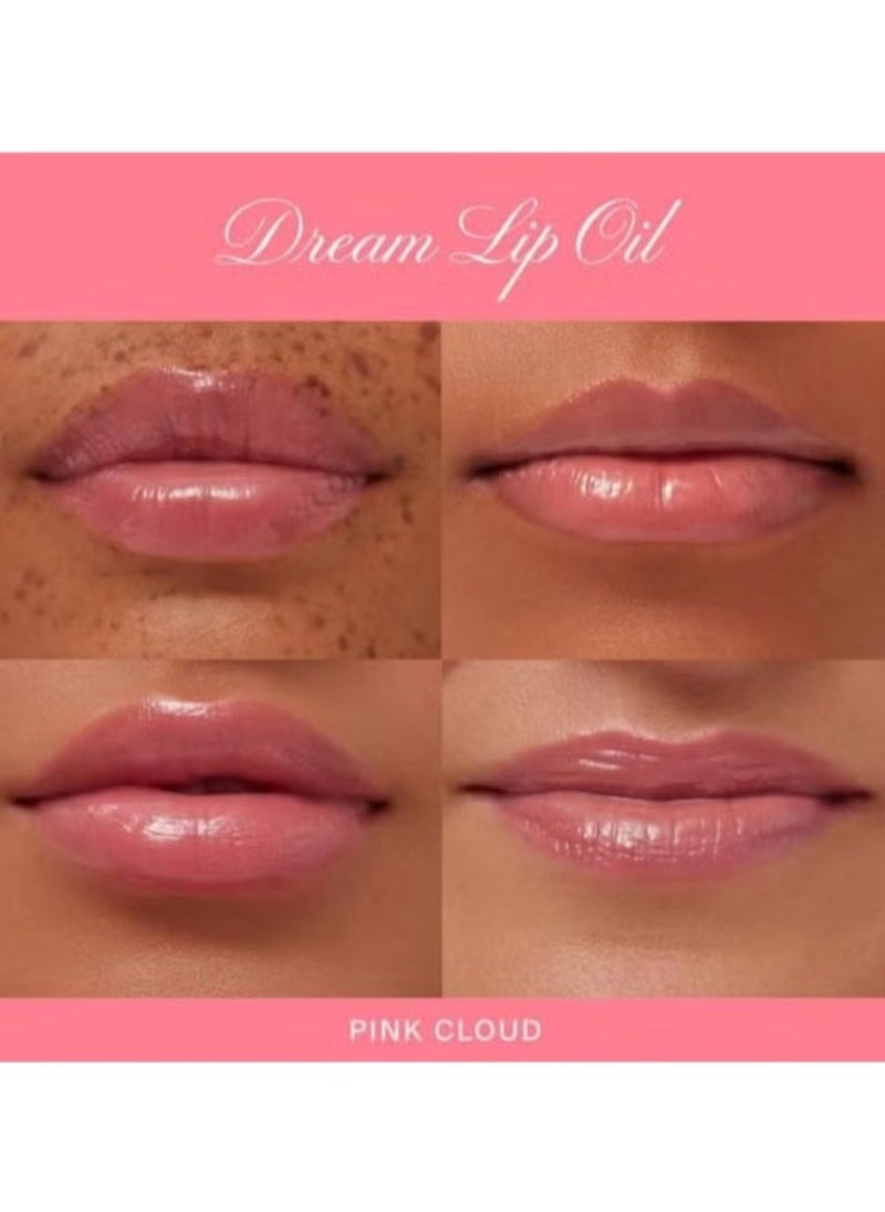 Summer Fridays Dream Lip Oil for Moisturizing Sheer Coverage, High-Shine Tint, and Deep Hydration - Pink Cloud (0.15 Oz)