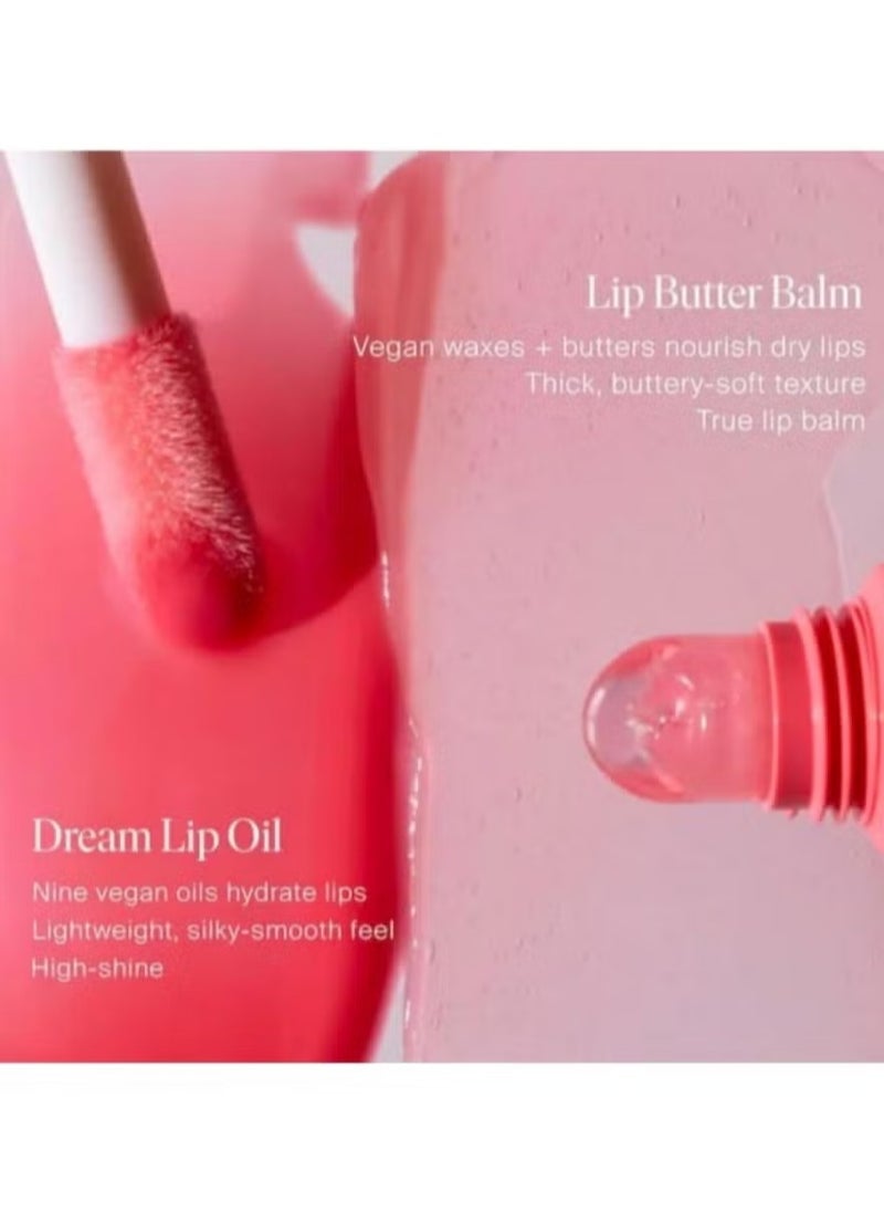 Summer Fridays Dream Lip Oil for Moisturizing Sheer Coverage, High-Shine Tint, and Deep Hydration - Pink Cloud (0.15 Oz)