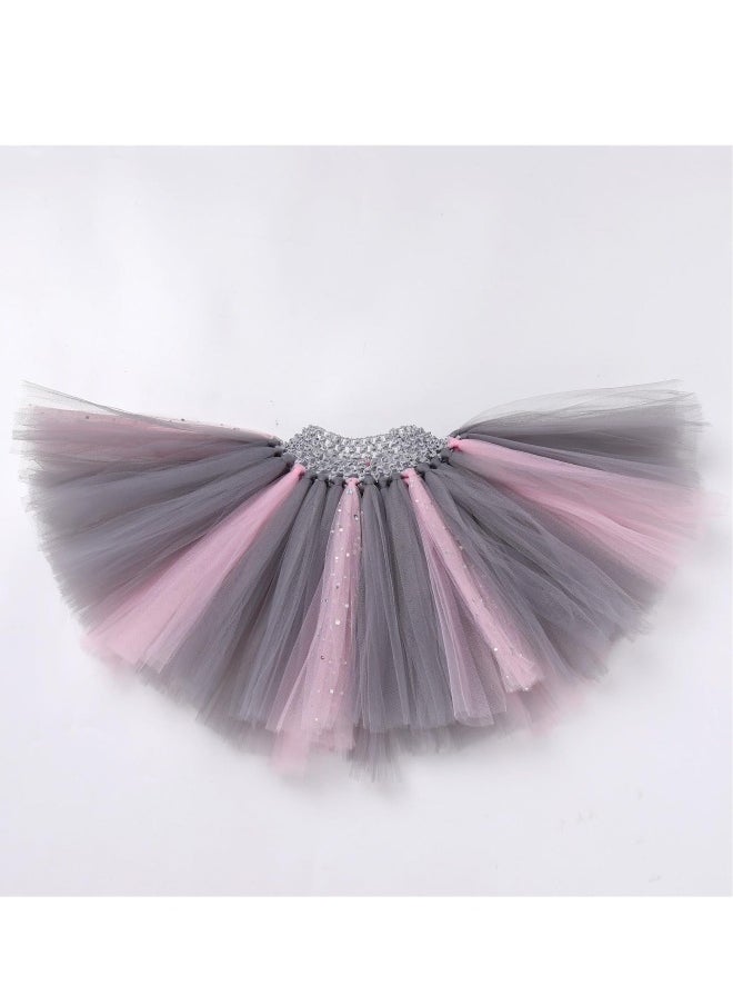 Animal Costume Kit, Elephant Headband, Tail, Tutu Skirt, Suitable for Birthday, Cosplay Dress Up Party Decorations