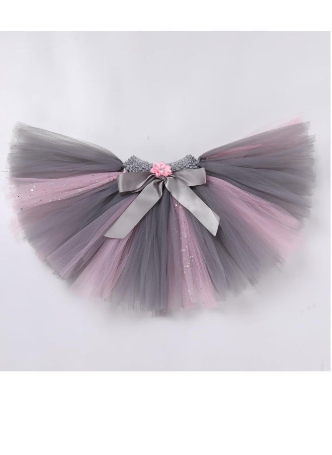 Animal Costume Kit, Elephant Headband, Tail, Tutu Skirt, Suitable for Birthday, Cosplay Dress Up Party Decorations