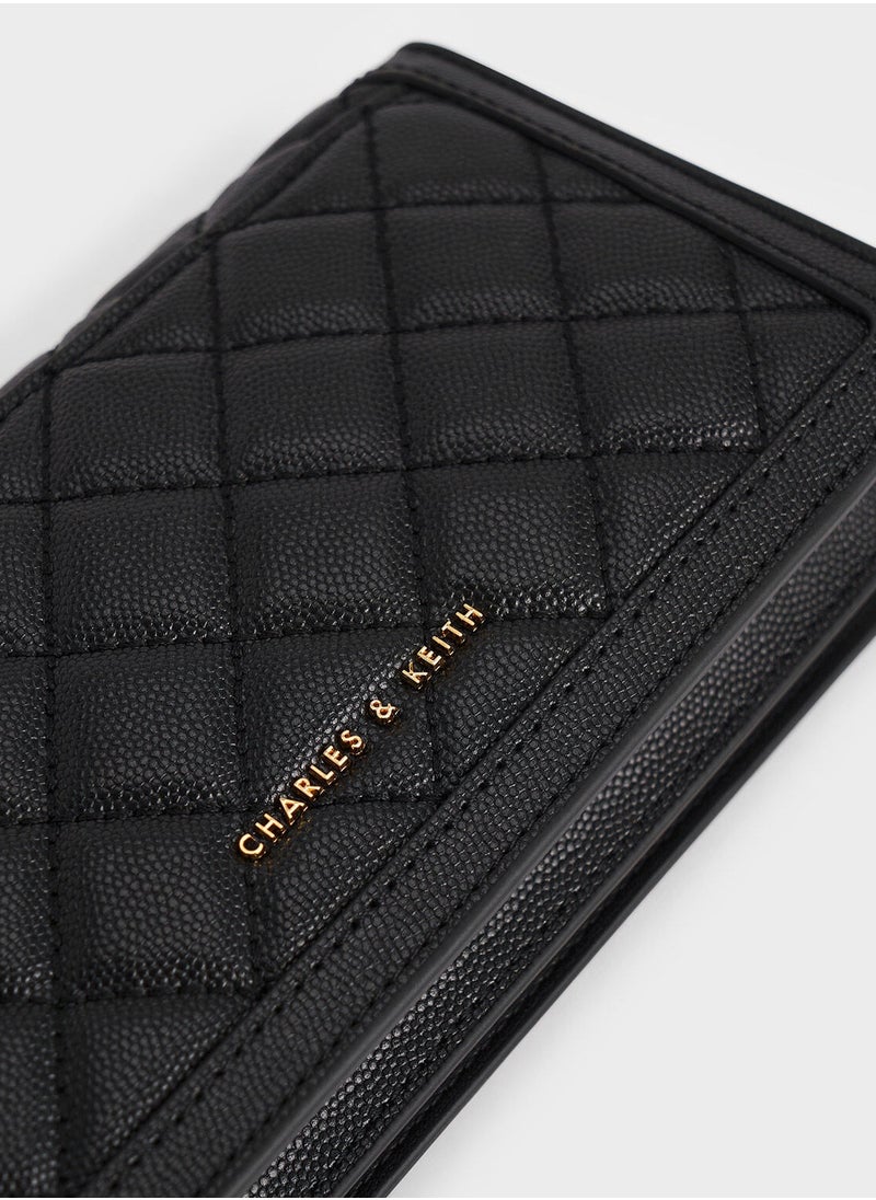 Charles & Keith Micaela Quilted Long Wallet